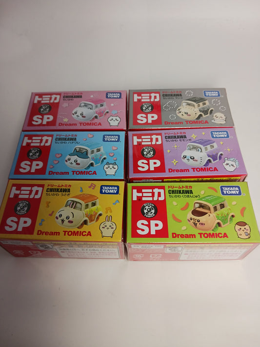 タカラトミーちいかわトミカ TOMICA ドリームSPコンプリート6種 新品シュリンク付き