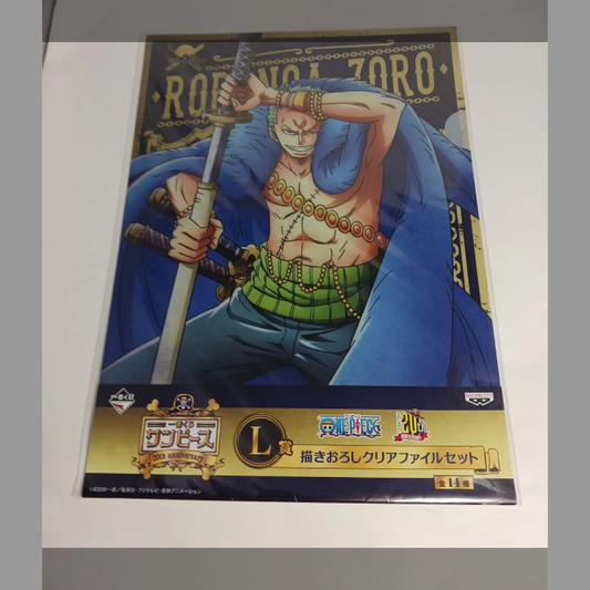 一番くじ ワンピース 20th anniversary L賞 描きおろし クリアファイル①